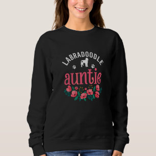 Labradoodle Auntie Dog Womens Dog Pet Christmas Sweatshirt