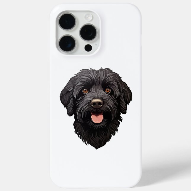 Labradoodle Black Dog Case-Mate iPhone Case (Back)