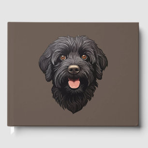 Labradoodle Black Dog Guest Book