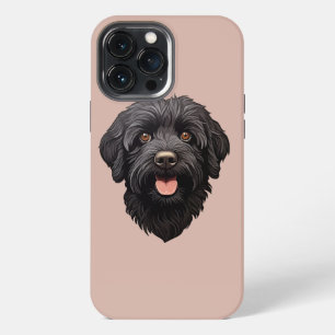 Labradoodle Black Dog iPhone 13 Pro Max Case