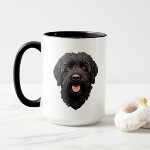 Labradoodle Black Dog Mug