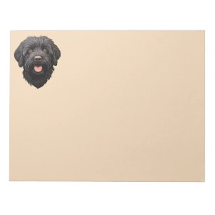 Labradoodle Black Dog Notepad