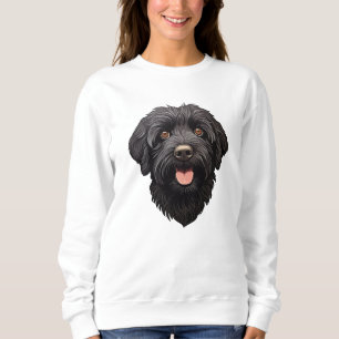 Labradoodle Black Dog Sweatshirt