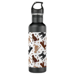 Labradoodle Bones and Paws 710 Ml Water Bottle