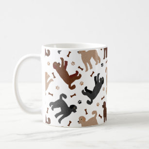 Labradoodle Bones and Paws Coffee Mug