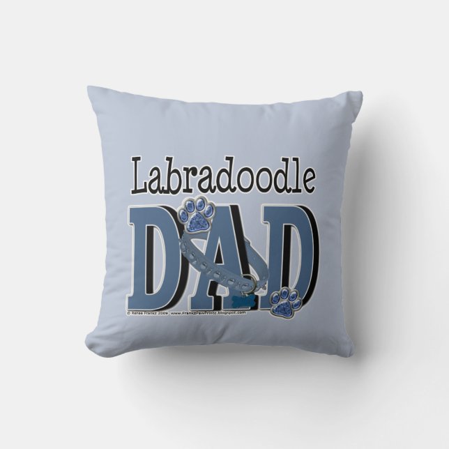 LabraDoodle DAD Cushion (Front)