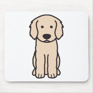 Labradoodle Dog Cartoon Mouse Pad