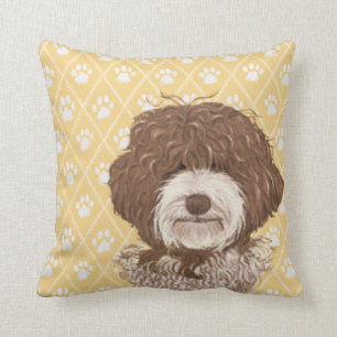 Labradoodle Dog Pillow / Labradoodle Love
