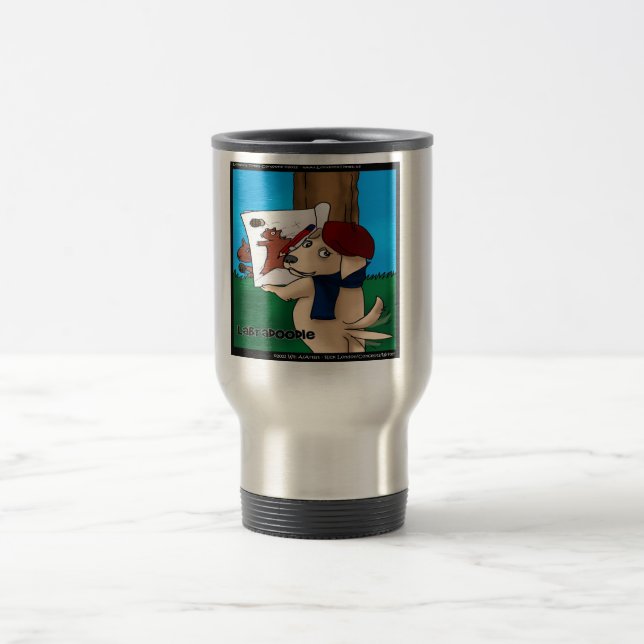 Labradoodle Funny Gifts Tees Mugs Cards Etc (Center)