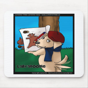 Labradoodle Funny Gifts Tees Mugs Cards Etc Mouse Pad