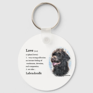 Labradoodle Gifts Key Ring