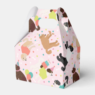 Labradoodle / Goldendoodle Birthday Party Favour Box