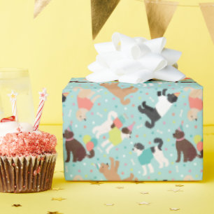 Labradoodle / Goldendoodle Birthday Party Wrapping Paper