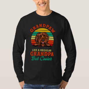 Labradoodle Grandpaw Like A Regular Grandpa Father T-Shirt