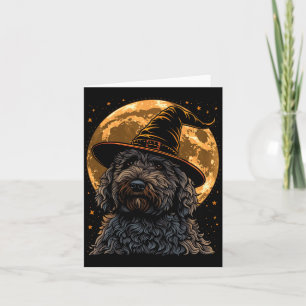 Labradoodle Halloween Dog Funny Cute Doodle Mum Card