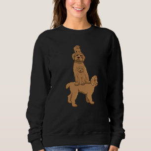 Labradoodle Lover Dog Mum Dad Labradoodle Owner Sweatshirt