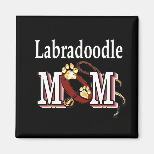 Labradoodle MOM Gifts Magnet (Front)