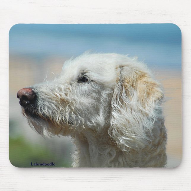 Labradoodle Mouse Pad (Front)