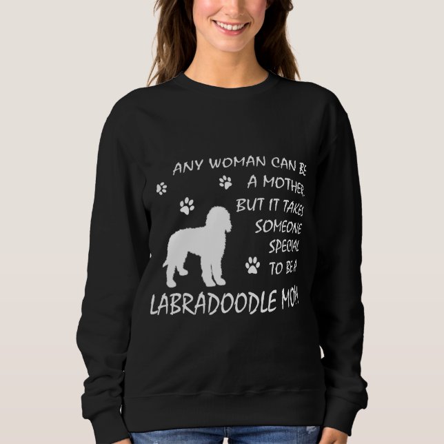 Labradoodle Mum Sweatshirt Birthday Dog Mama Gifts (Front)