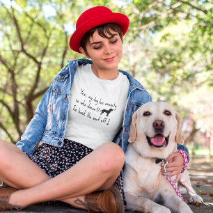 Labradoodle My Dog Anxiety Woof Off T-Shirt