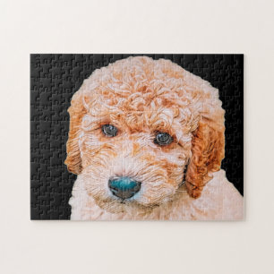 Labradoodle Puppy Jigsaw Puzzle