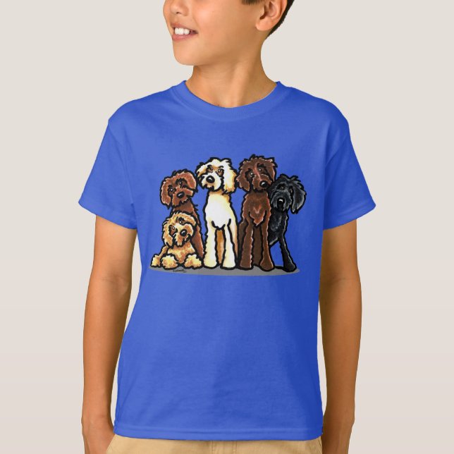 Labradoodle Rainbow T-Shirt (Front)