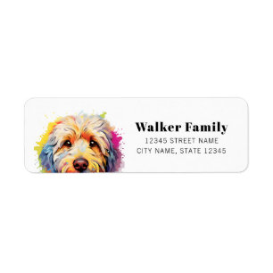 Labradoodle Return Address Labels