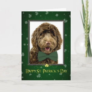 Labradoodle St. Patrick's Card