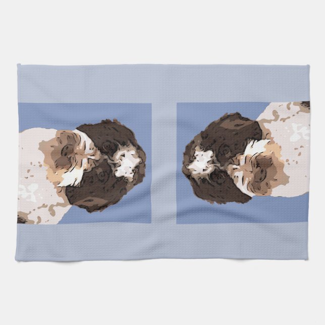 LABRADOODLE TEA TOWEL (Horizontal)