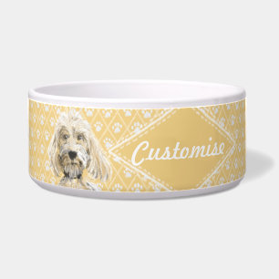 ©LabraDoodleFriends Dog Labradoodle Bowl Yellow