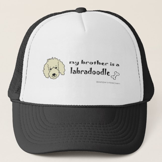 LabradoodleYellowBrother Trucker Hat (Front)