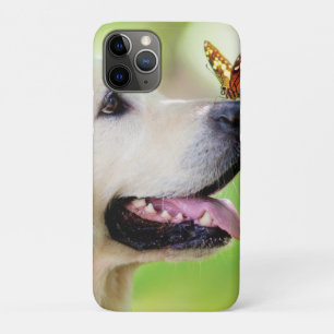 Labrador And Butterfly Throw Pillow Case-Mate iPhone Case