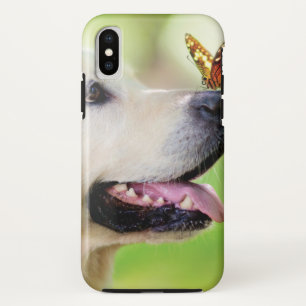 Labrador And Butterfly Throw Pillow Case-Mate iPhone Case