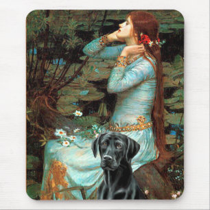 Labrador (black 1) - Ophelia Mouse Pad