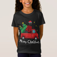 Labrador Black Christmas Truck Tree Mum Dad Xmas D