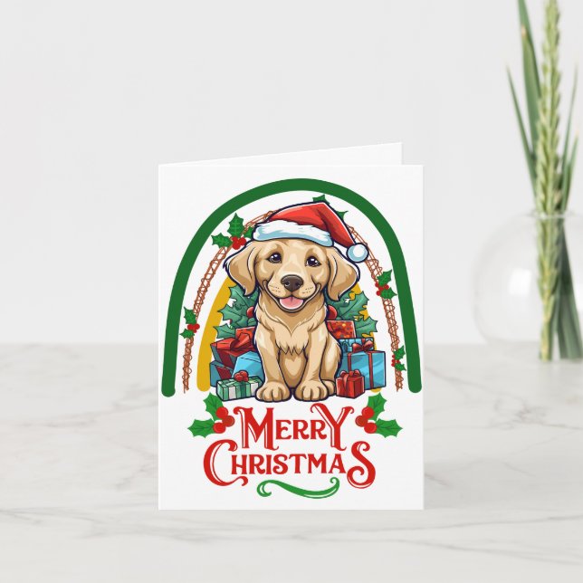 Labrador Christmas Card (Front)
