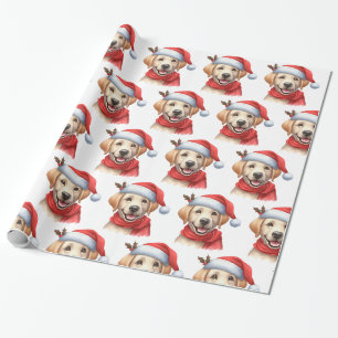 Labrador Christmas Dogs Gift Paper
