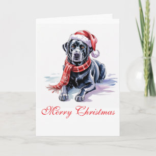 Labrador Christmas Greeting Card