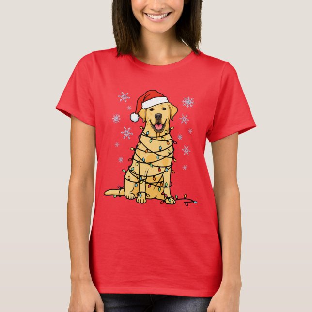 Labrador Christmas T-Shirt (Front)