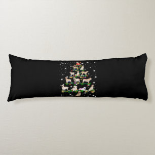Labrador Christmas Tree Covered By Flashlight Body Cushion