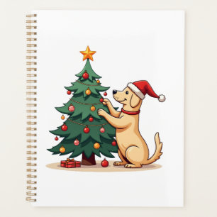 Labrador Christmas Tree Helper Planner