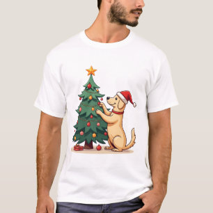 Labrador Christmas Tree Helper T-Shirt