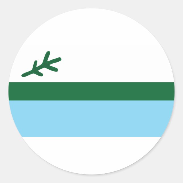 labrador classic round sticker (Front)