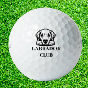 Labrador Custom Club Theme  Golf Balls