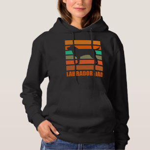 Labrador Dad Retro Hoodie