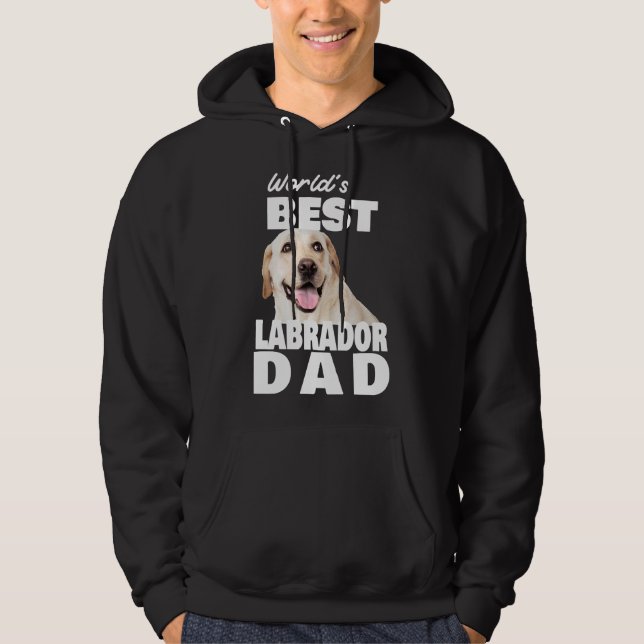 Labrador Daddy Labrador Retriever Hoodie (Front)