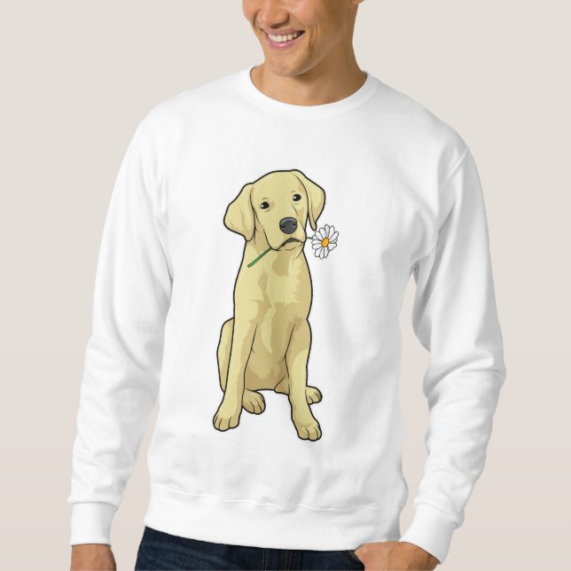 Labrador Daisy Sweatshirt (Front)