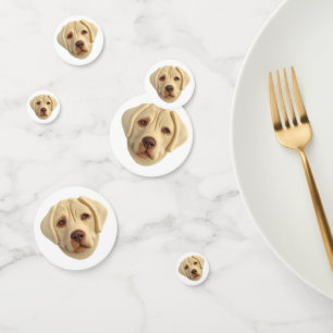 Labrador Dog 3D Inspired Confetti