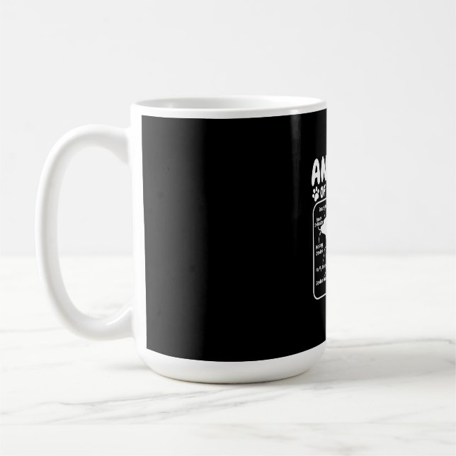 Labrador Dog Anatomy Coffee Mug (Left)