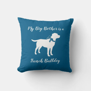 Labrador Dog Baby Shower Blue Boy Lab Cushion